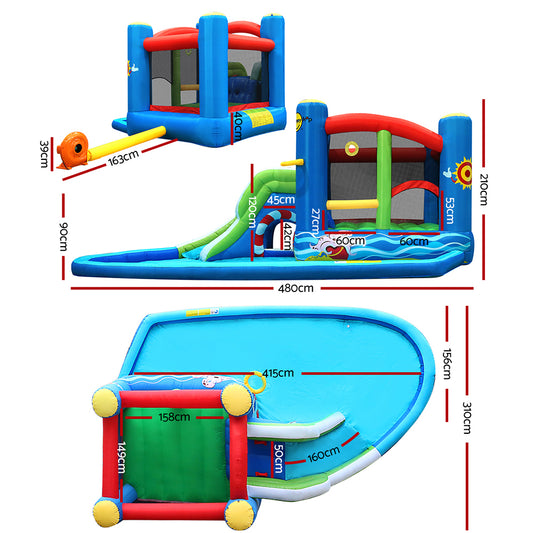 Inflatable Water Slide with Jumping Castle Bouncer