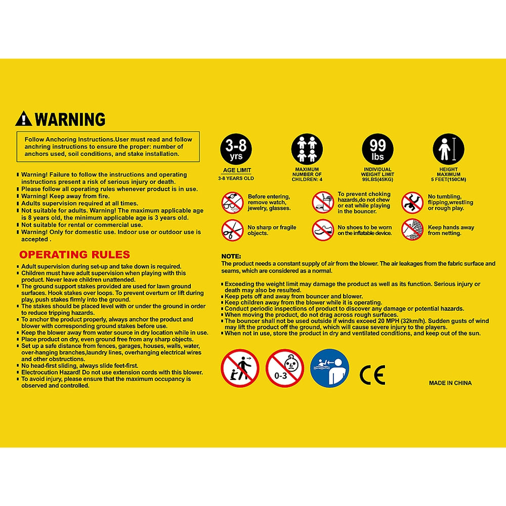 Inflatable double water slide with water canon