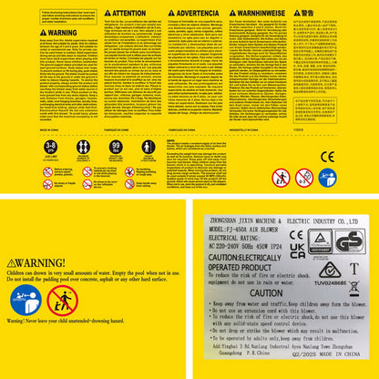 Huge Inflatable Water Park with Slide, Trampoline, Climbing Wall and Water Cannon