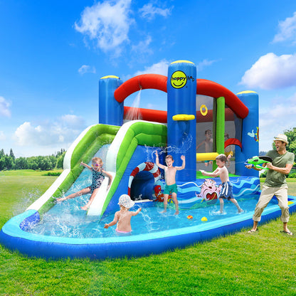 Inflatable Water Slide with Jumping Castle Bouncer