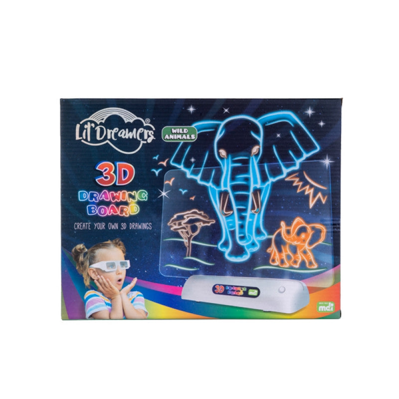 3D Illuminate Wild themed Draw Board