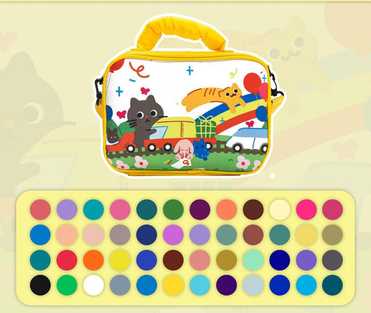 48 color Kids Double-Layer Marker Set with Carry Case