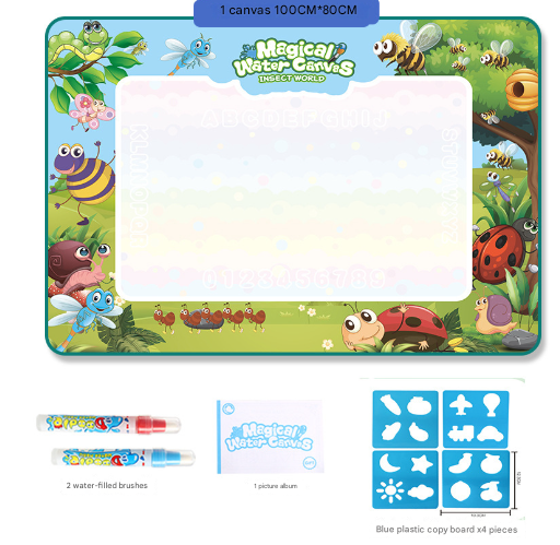 Forest Insect Giant Aqua Magic Doodle Mat 100x80cm