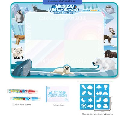 South And North Poles Giant Aqua Magic Doodle Mat 100x80cm