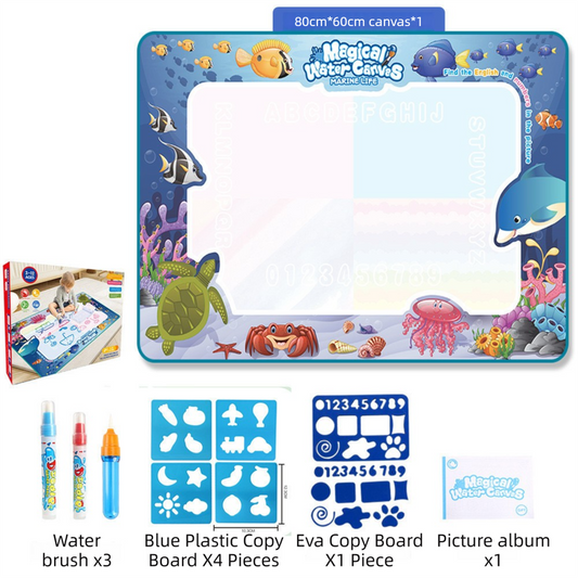 80x60CM Ocean World Water Doodle Mat Set