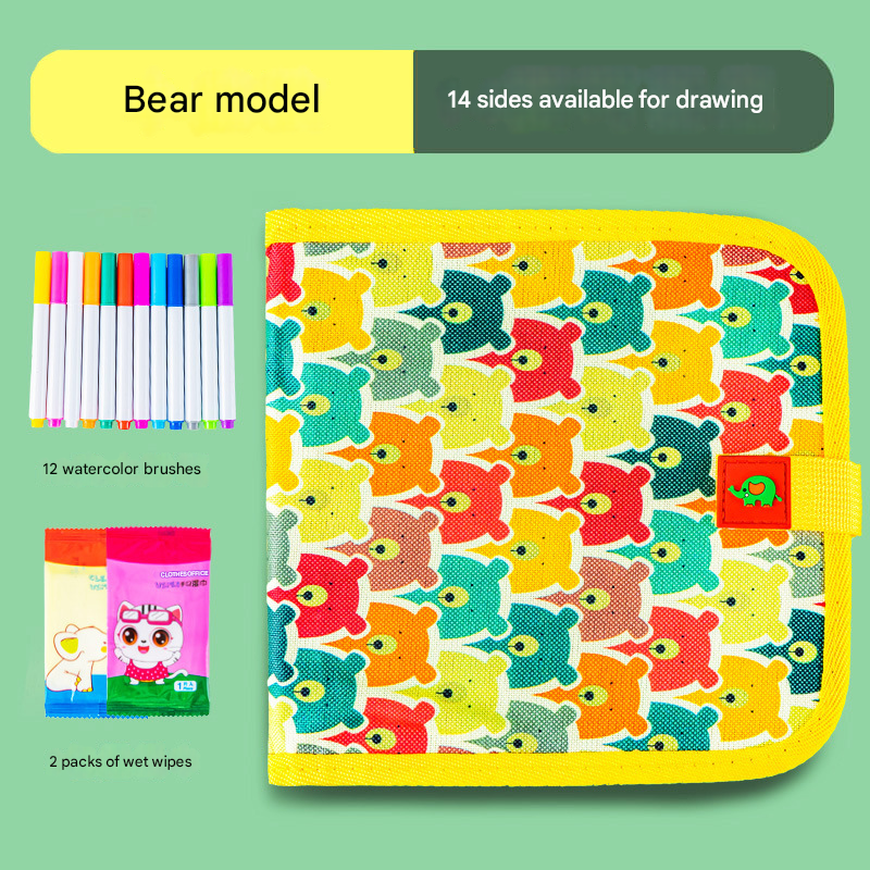 Little Bear Portable Reusable Drawing Board for Kids