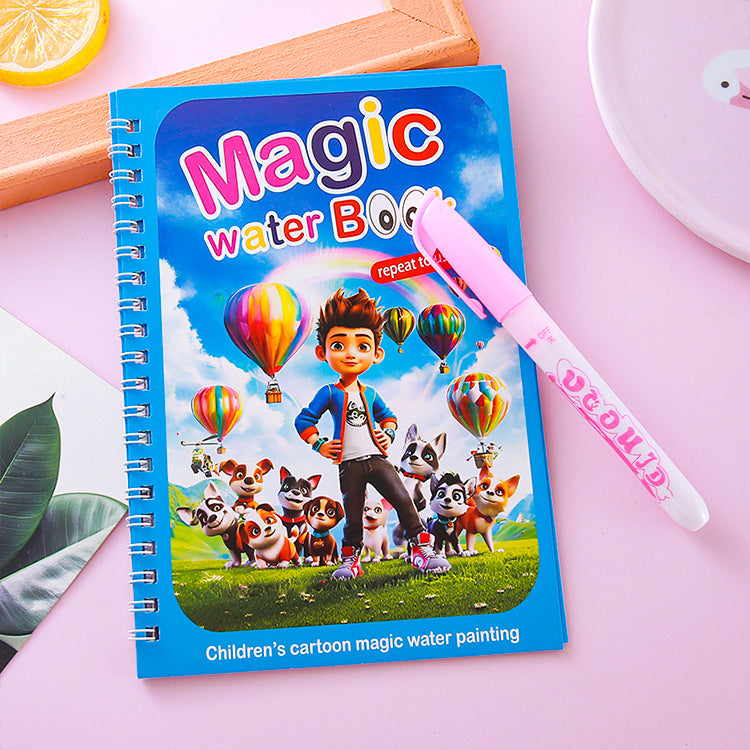 2 PCS Themed Magic Water Colouring Book