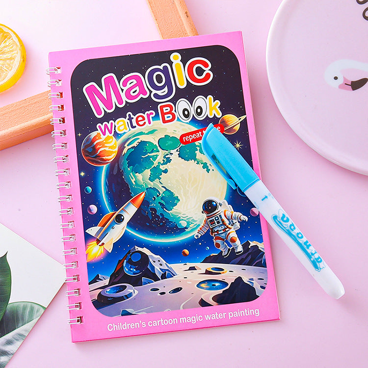 2 PCS Themed Magic Water Colouring Book